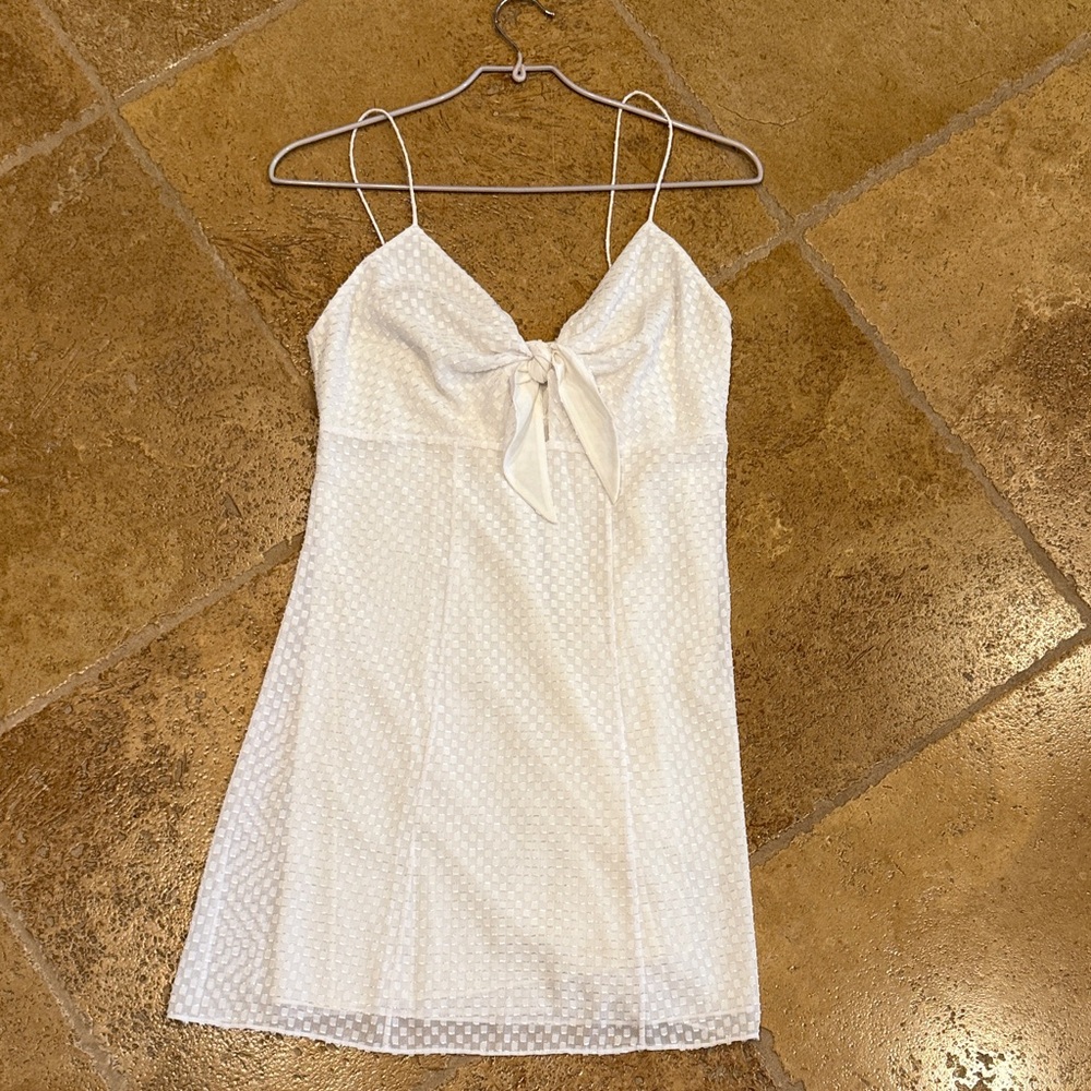 Alice + Olivia White Mini Dress